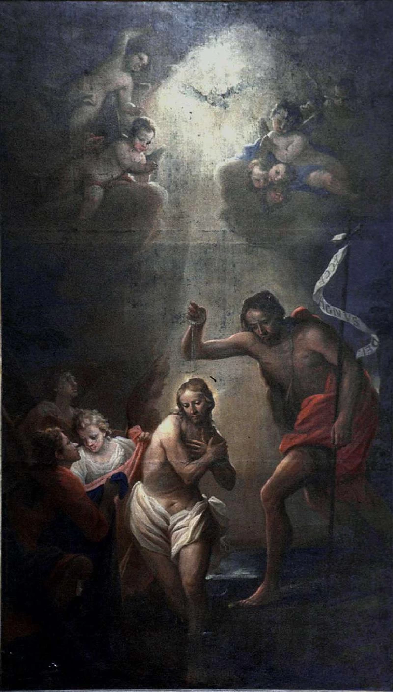 A. primo quarto sec. XVIII, Battesimo di Gesù Cristo - Clusone, Bergamo